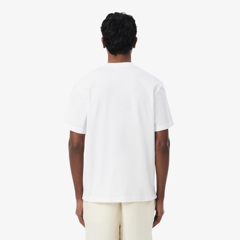 Мужская хлопковая футболка Lacoste