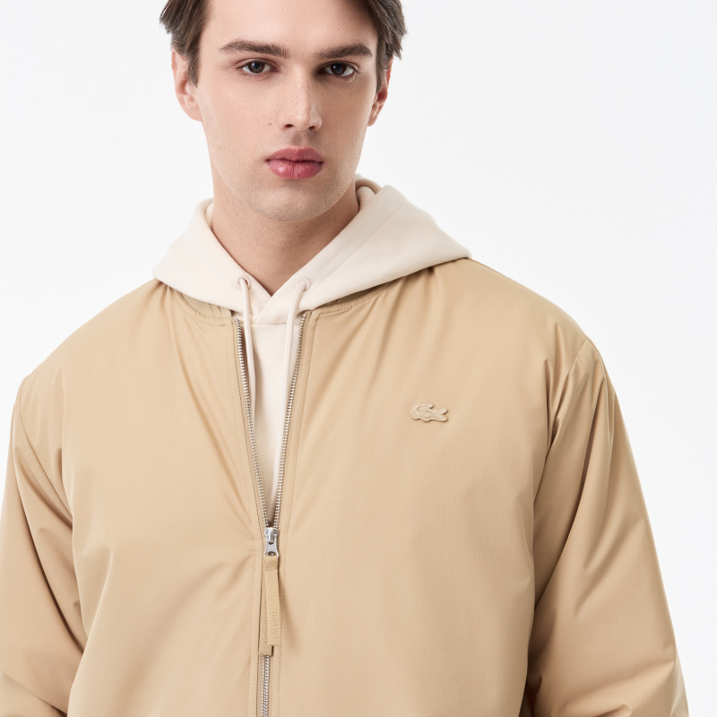 Мужская стеганая водоотталкивающая куртка-бомбер Lacoste