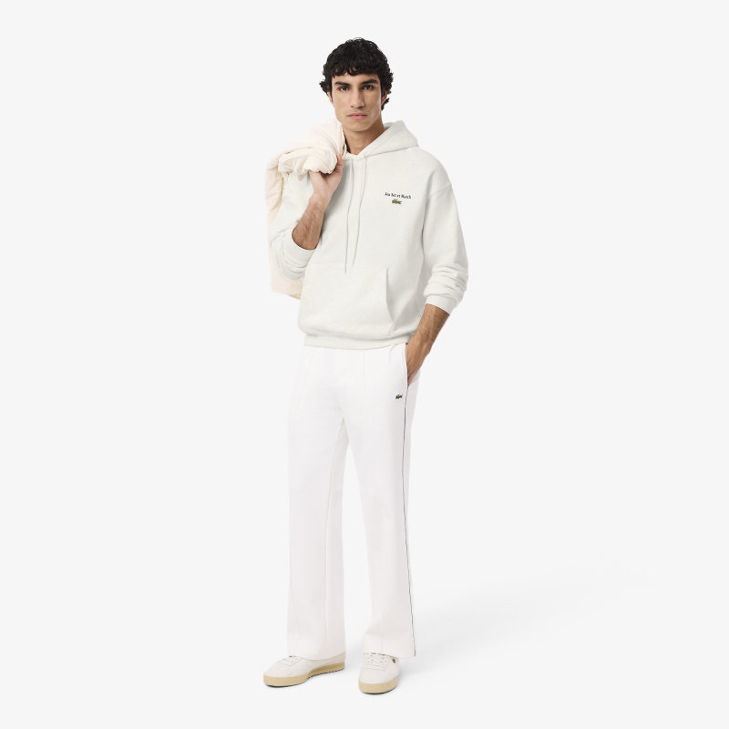Мужская флисовая толстовка-худи Lacoste свободного кроя