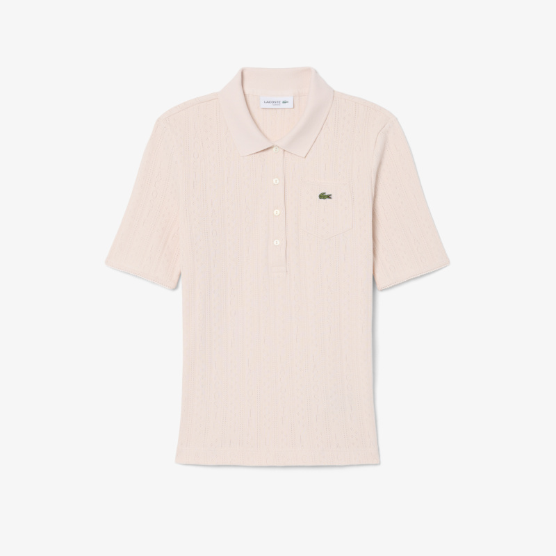 Женское хлопковое поло Lacoste