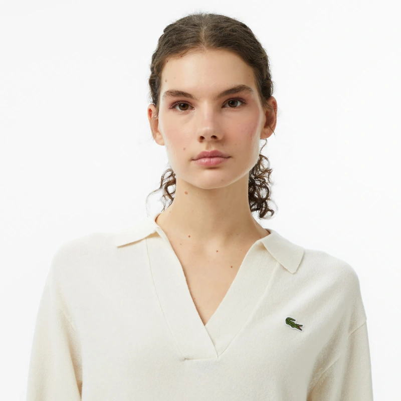 Женский шерстяной свитер Lacoste