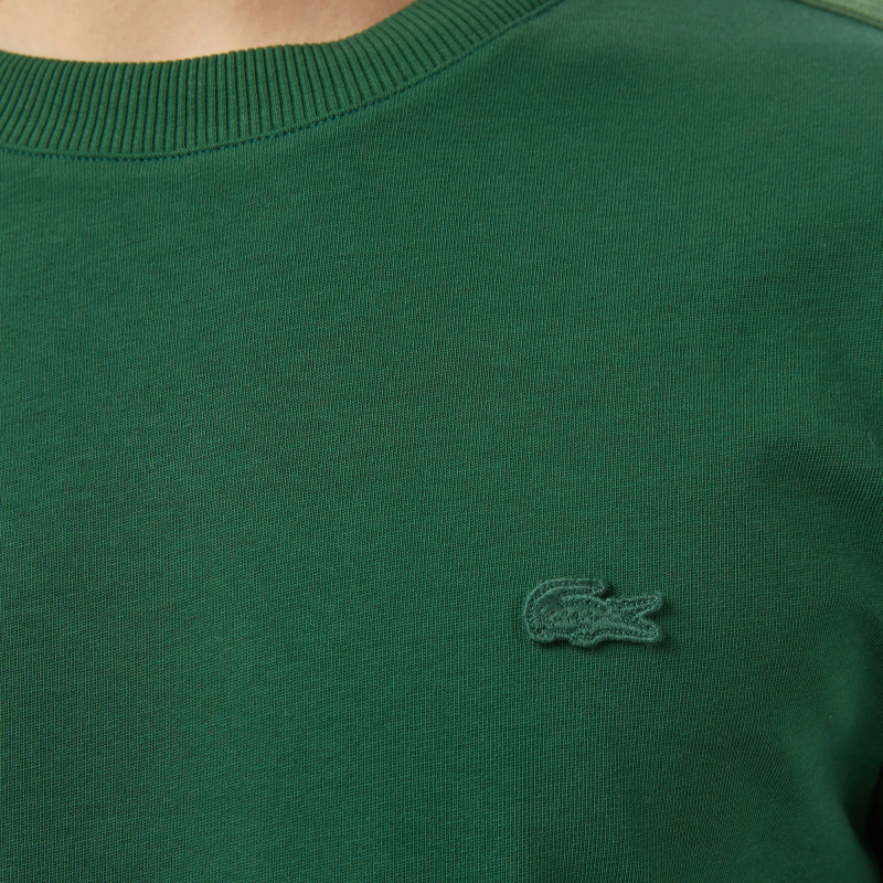 Мужская хлопковая футболка Lacoste стандартного кроя