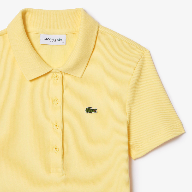 Женское поло Lacoste приталенного кроя из органического хлопка