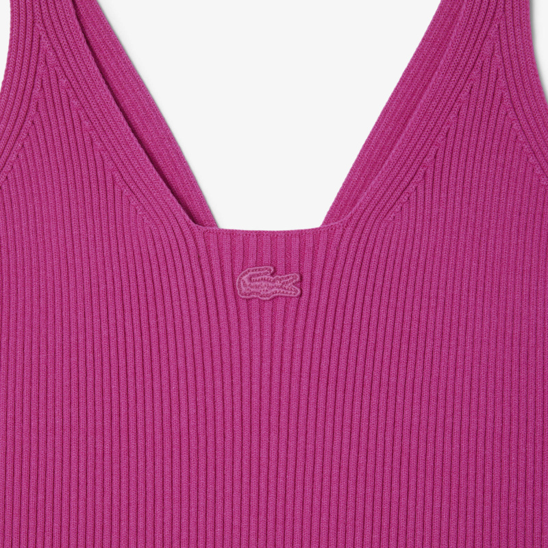 Длинное бесшовное платье Lacoste