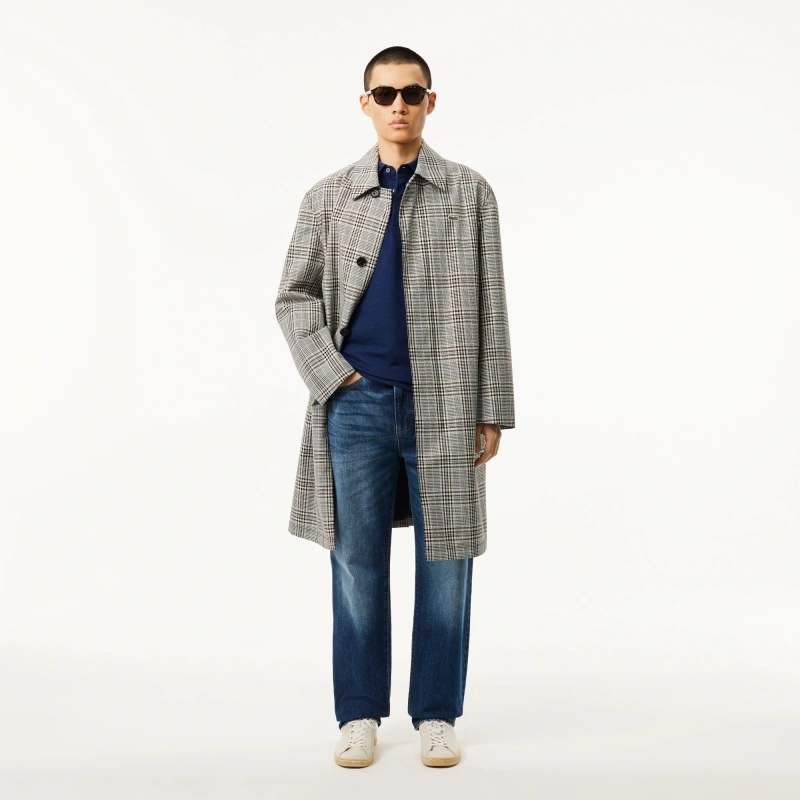 Мужское поло Lacoste с длинными рукавами