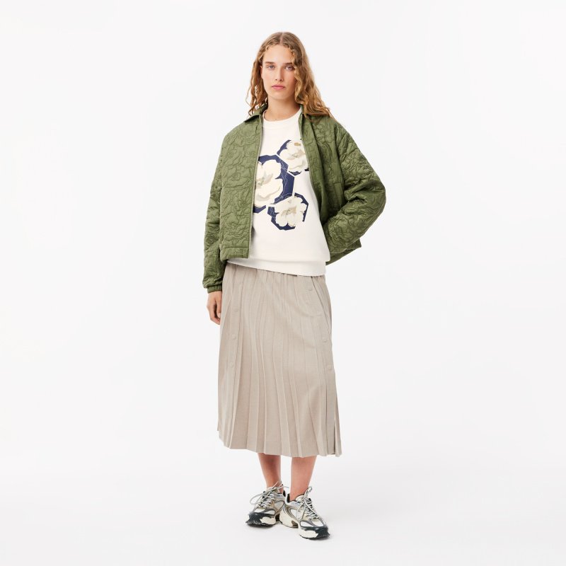 Женская флисовая толстовка Lacoste FLORAL2