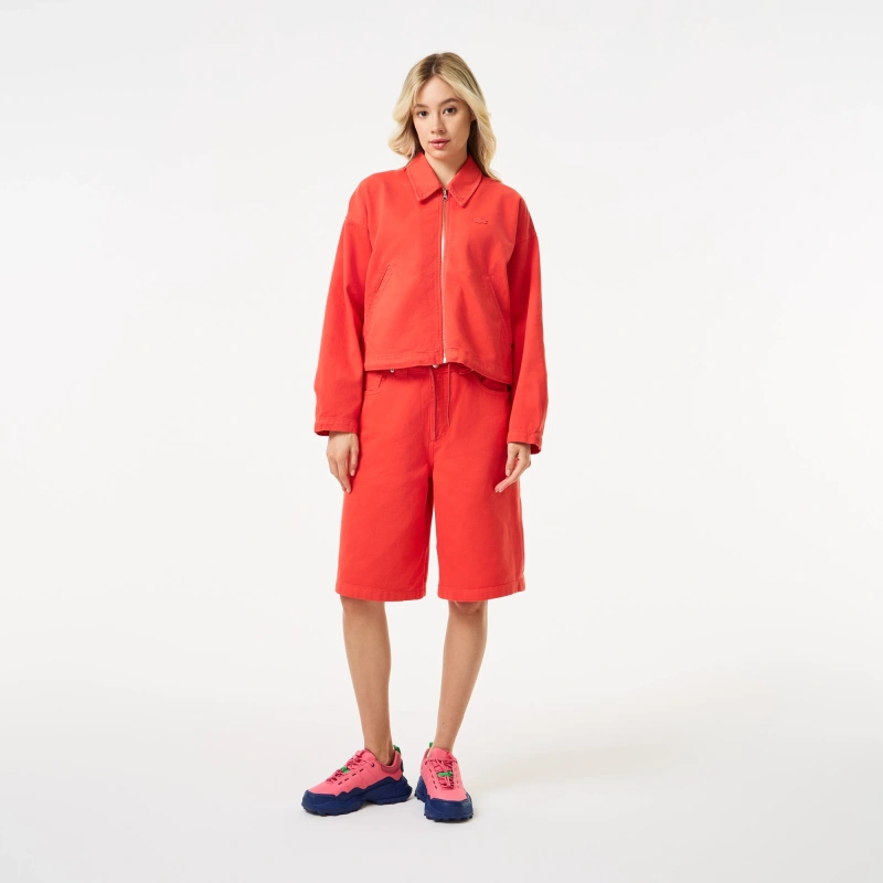 Женские длинные шорты Lacoste