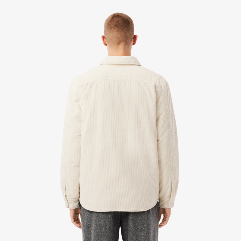 Мужская вельветовая верхняя рубашка Lacoste