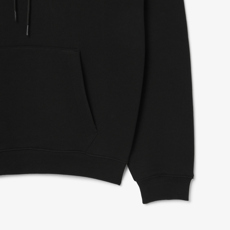 Мужская флисовая толстовка-худи Lacoste свободного кроя