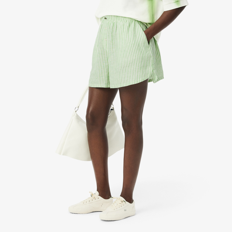 Женские шорты Lacoste из льна