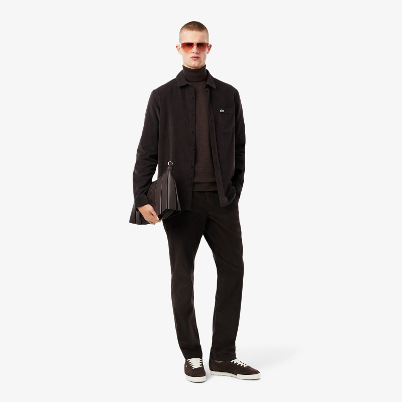 Мужская водолазка Lacoste из мериносовой шерсти