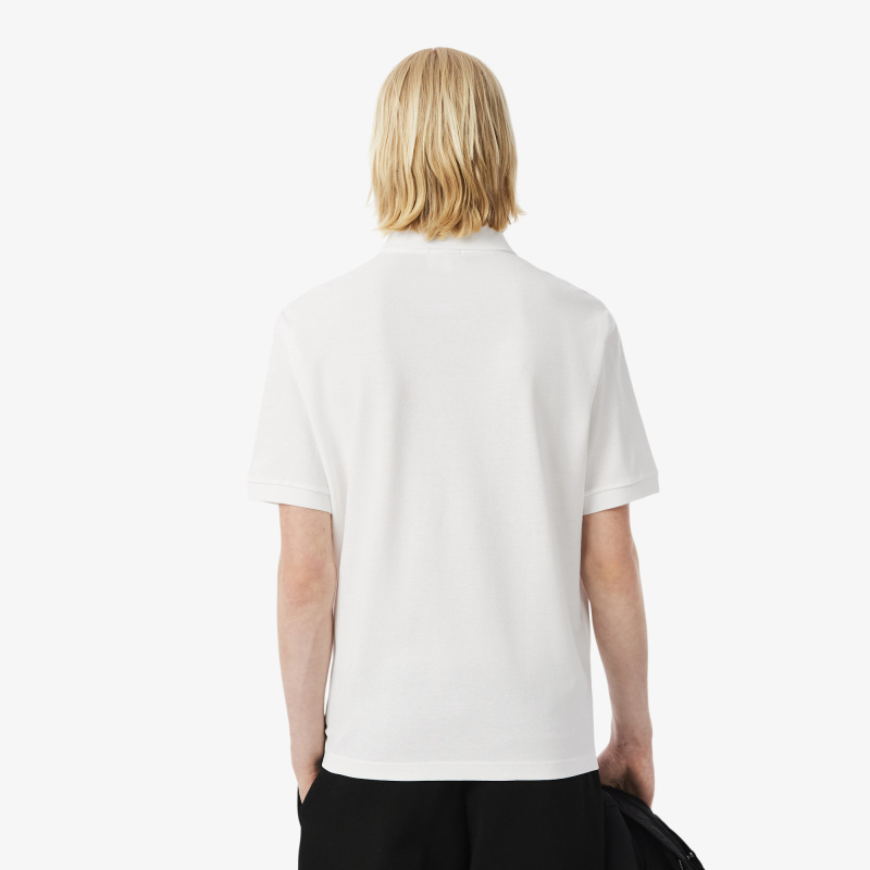 Мужская рубашка-поло Lacoste Loose Fit из плотного хлопка