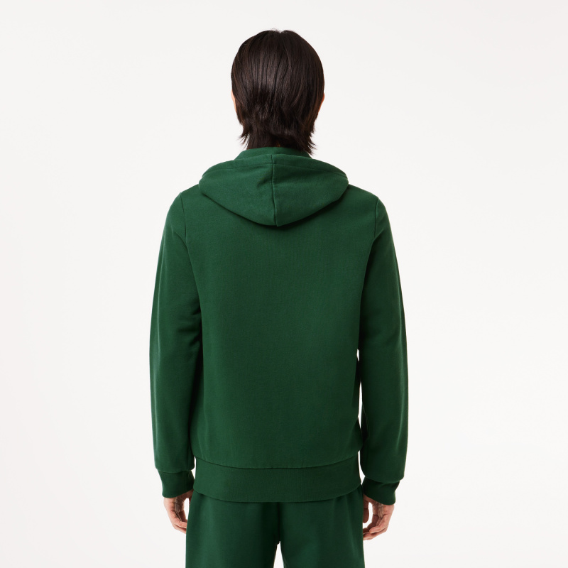 Мужская флисовая толстовка Lacoste на молнии