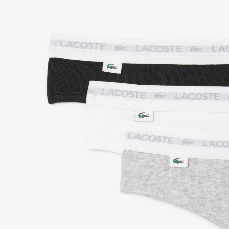 Женские трусы Lacoste из эластичного хлопка (3шт.)