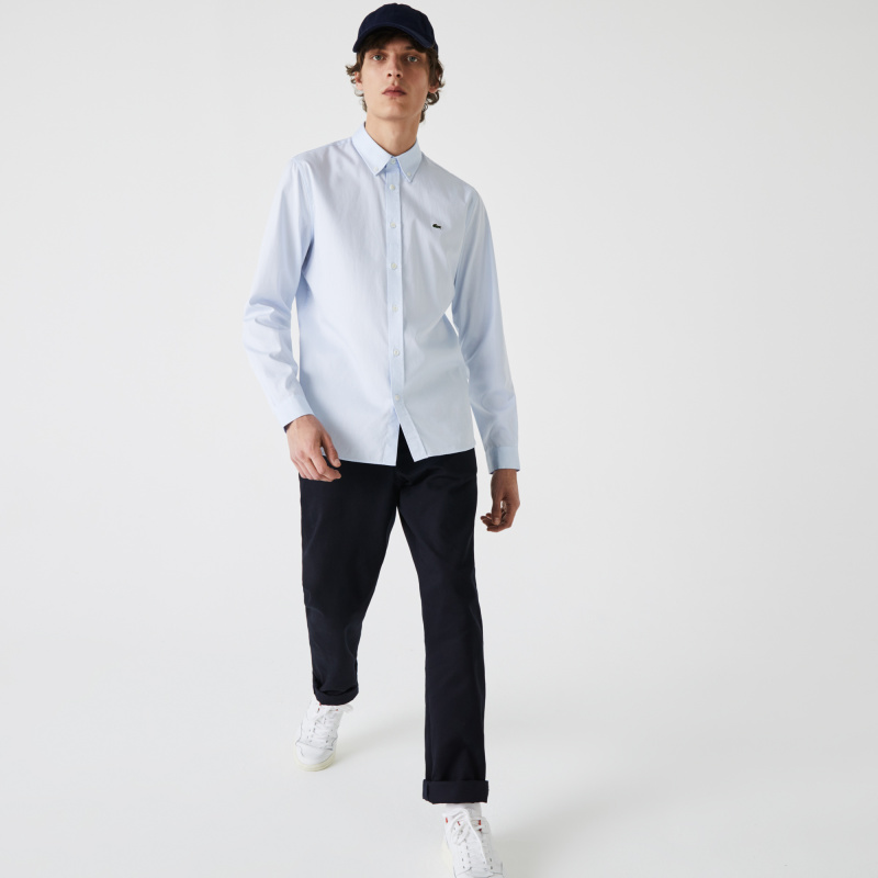 Мужская хлопковая рубашка Lacoste
