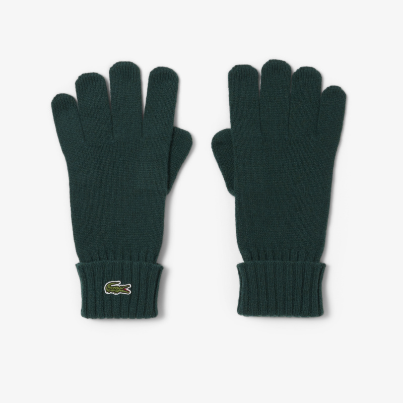 Шерстяные перчатки Lacoste унисекс