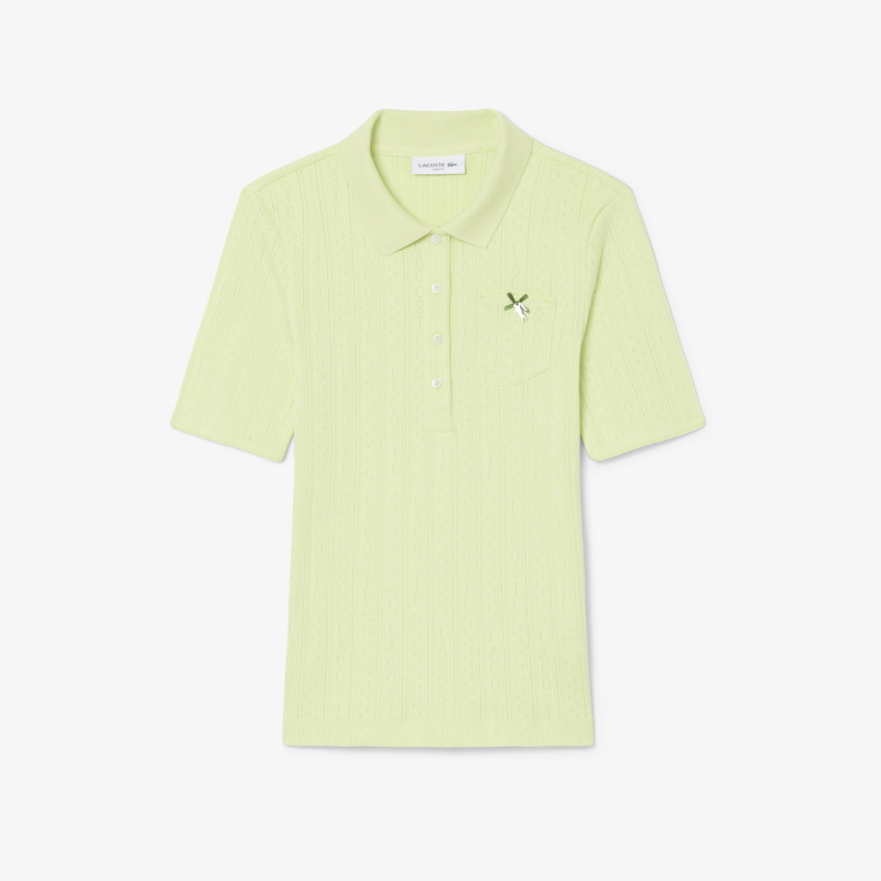 Женское поло Lacoste приталенного кроя L.12.D