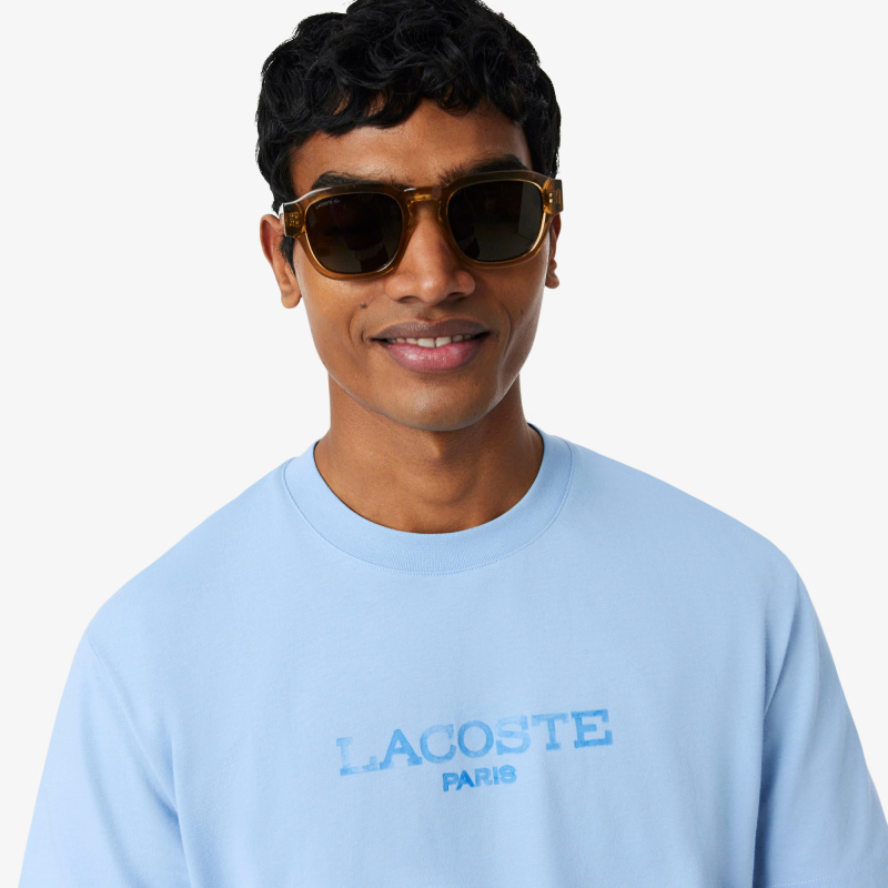 Мужская хлопковая футболка Lacoste