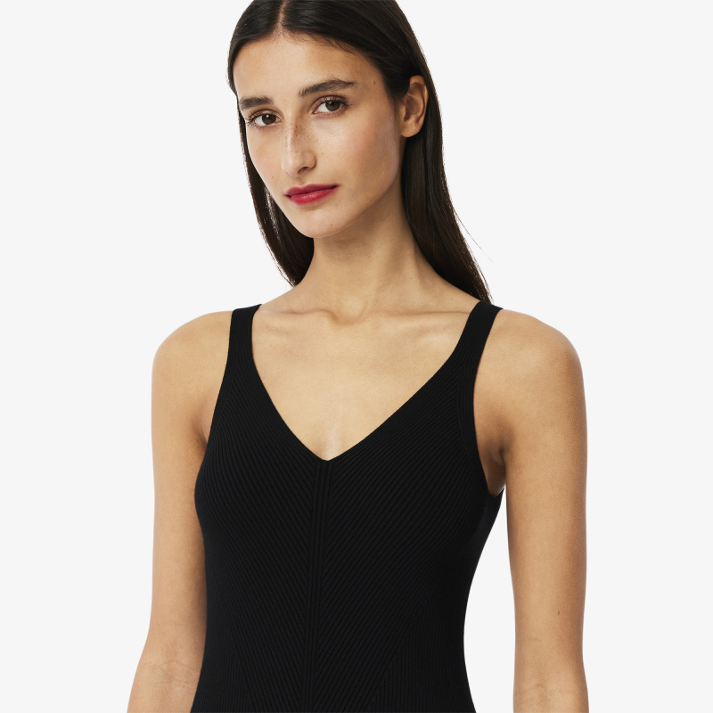 Длинное бесшовное платье Lacoste