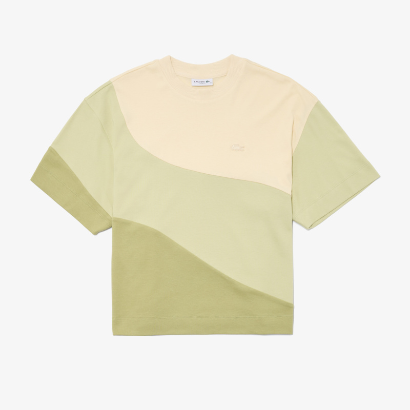 Женская футболка Lacoste свободного кроя