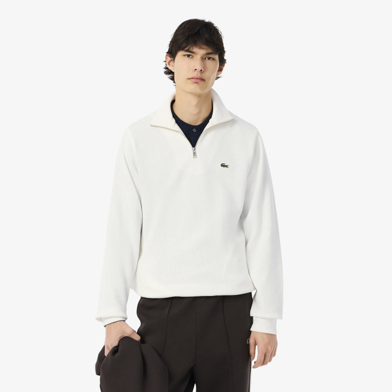 Мужская толстовка Lacoste на молнии с высоким воротом