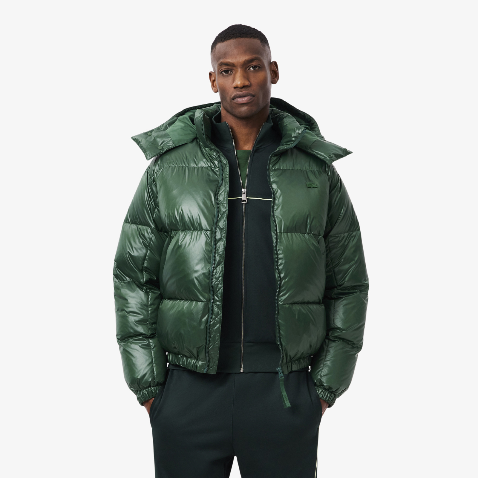 Lacoste オリーブグリーン ダウンベスト Lacoste® Россия. Официальный интернет-магазин