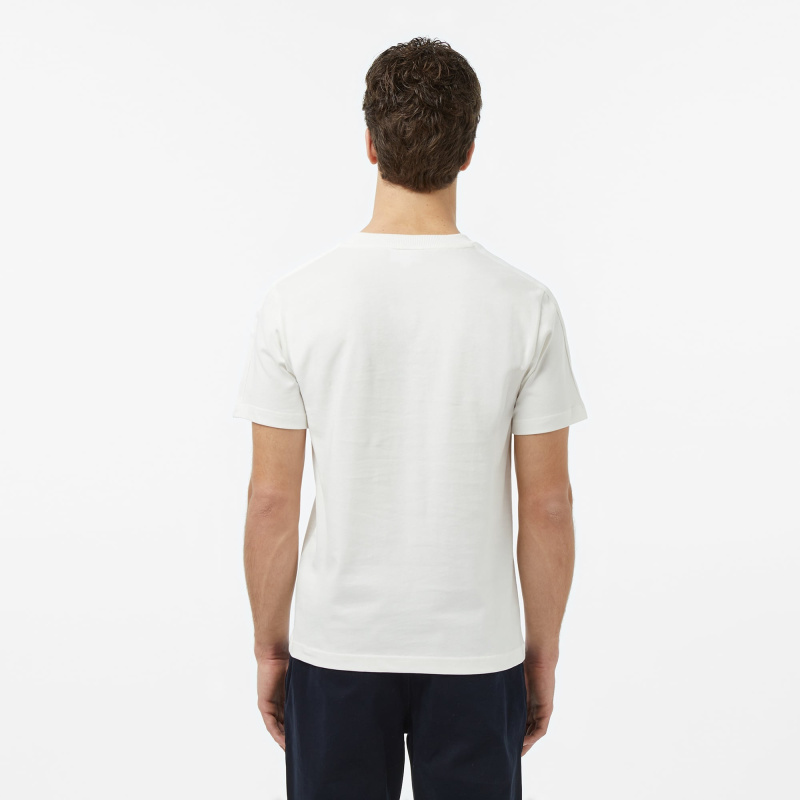 Мужская хлопковая футболка Lacoste стандартного кроя