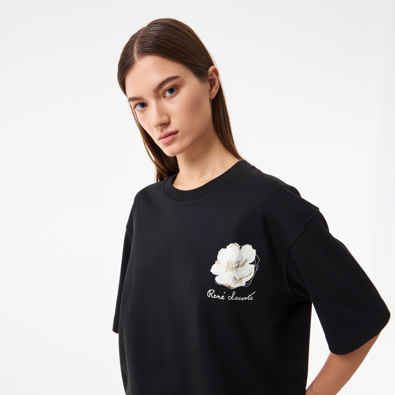 Женская футболка Lacoste из органического хлопка