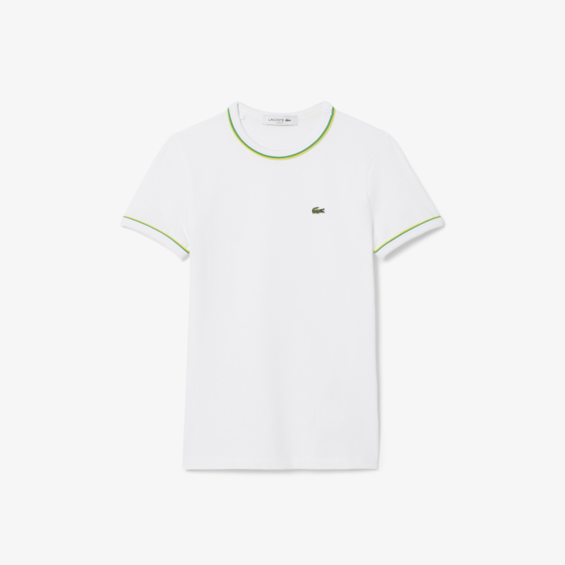 Женская хлопковая футболка Lacoste