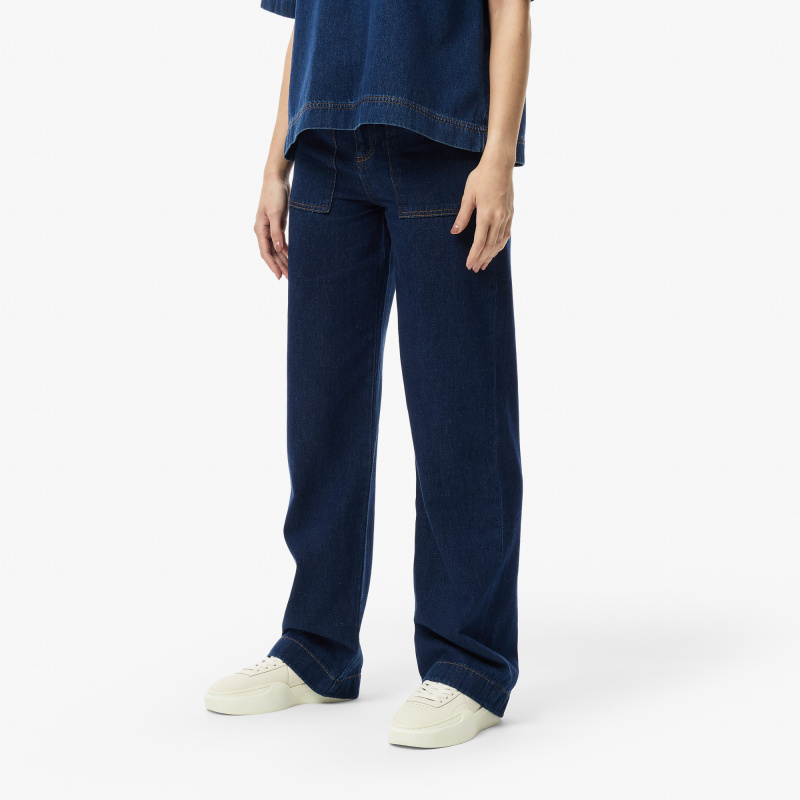 Женские прямые джинсы Lacoste