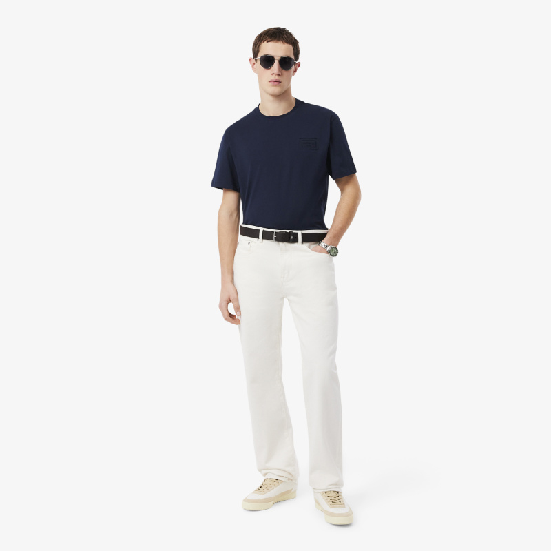 Хлопковая футболка Lacoste унисекс