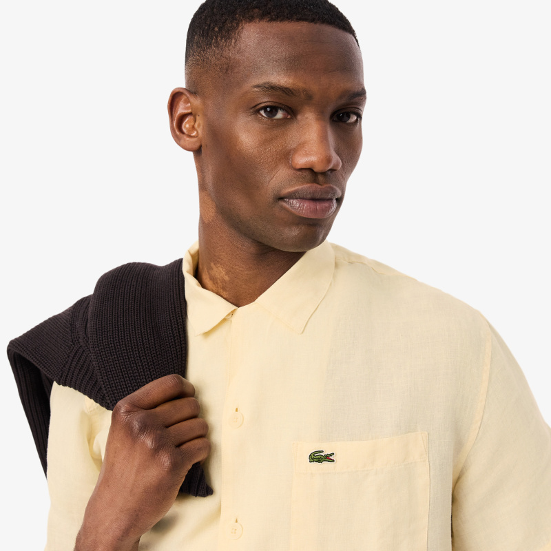 Мужская рубашка Lacoste из льна