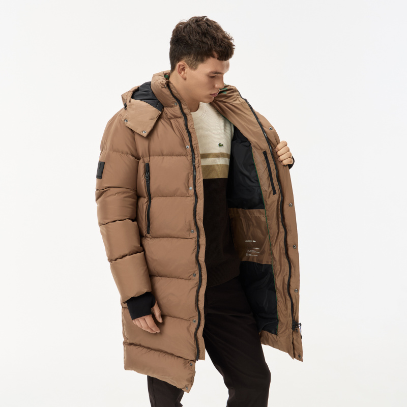 Мужская утеплённая куртка-парка Lacoste L!VE