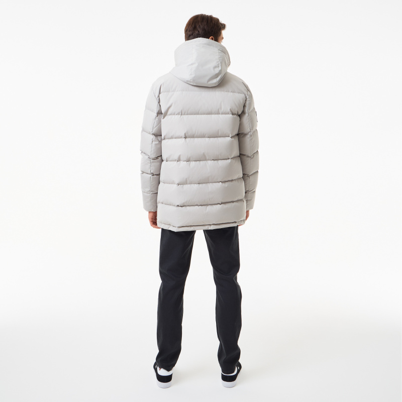 Мужская удлинённая куртка Lacoste с капюшоном