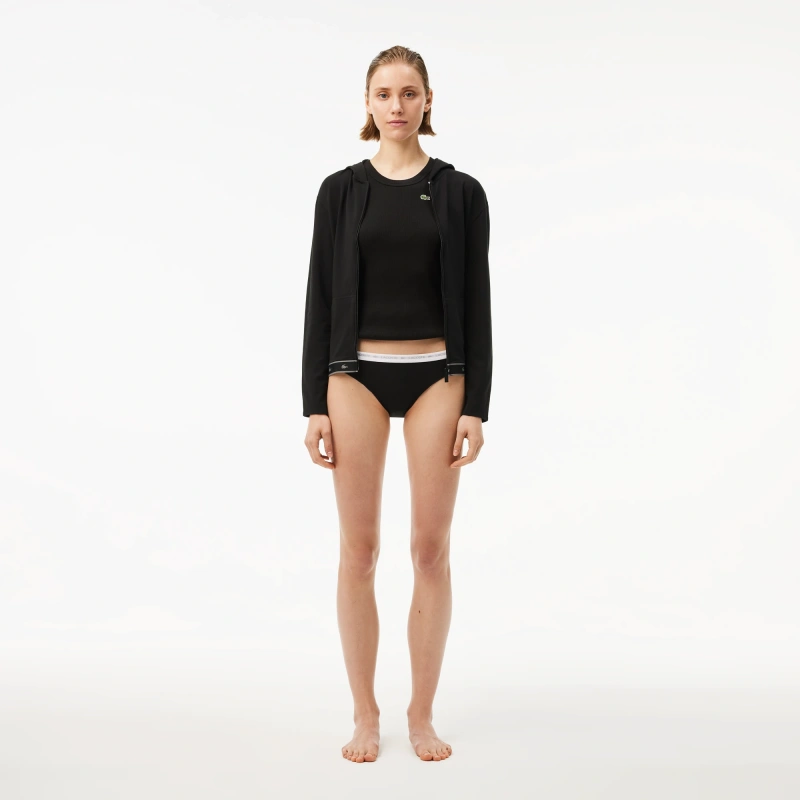 Женские трусы Lacoste из эластичного хлопка (3ед.)