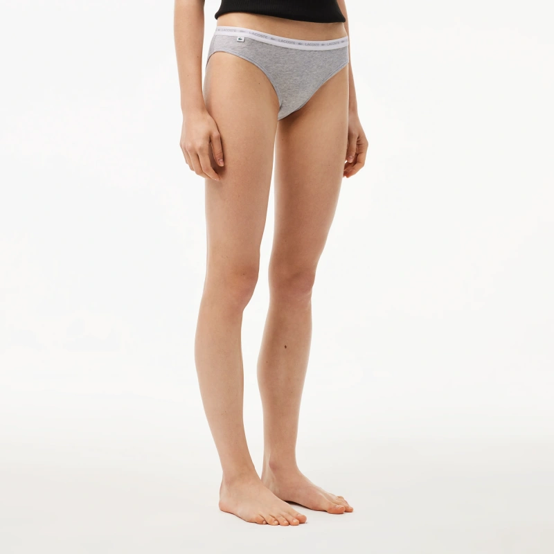 Женские трусы Lacoste из эластичного хлопка (3ед.)