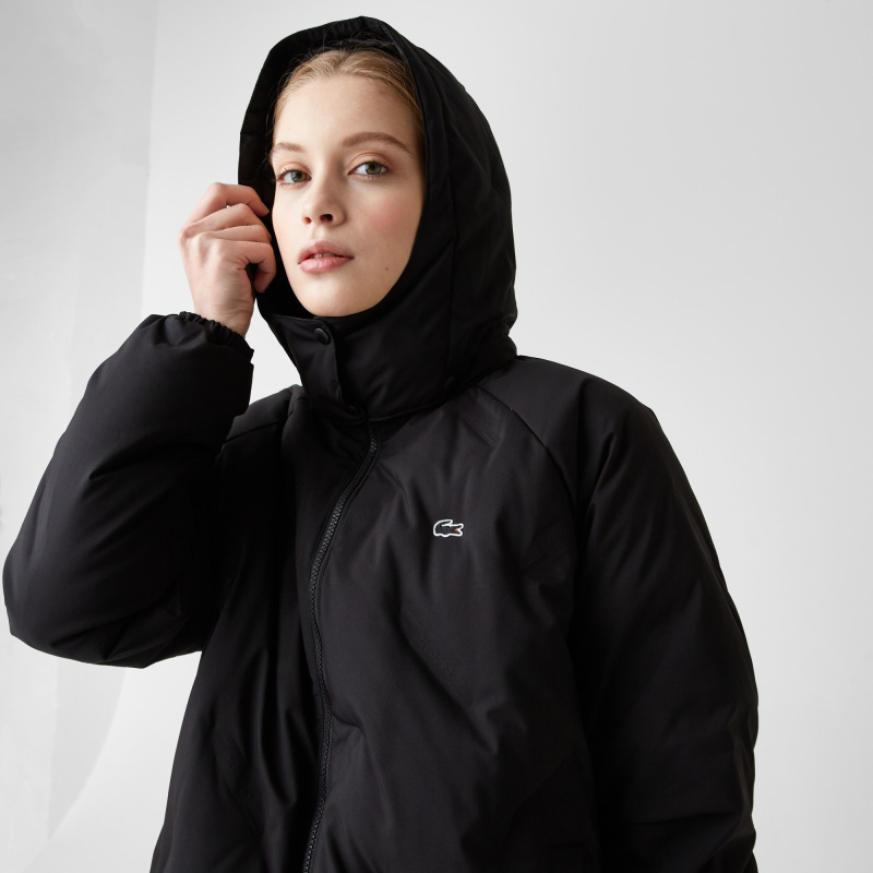 Женское стеганое пальто Lacoste