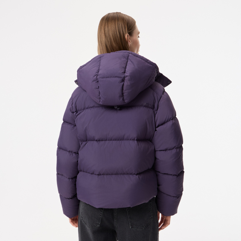 Женская короткая куртка Lacoste с капюшоном