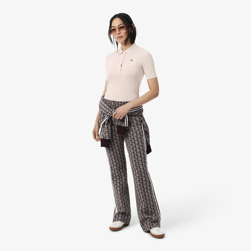 Женское хлопковое поло Lacoste