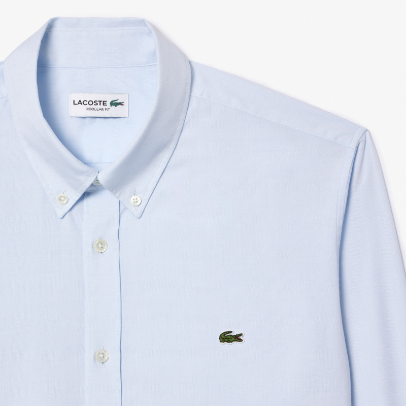 Мужская хлопковая рубашка Lacoste