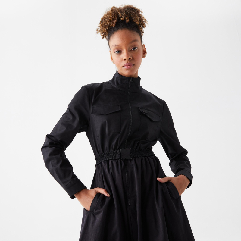 Женское платье Lacoste Loose Fit с поясом