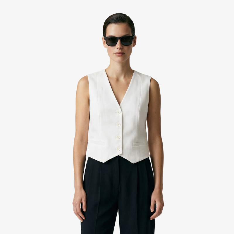 Женский хлопковый топ Lacoste из смеси льна