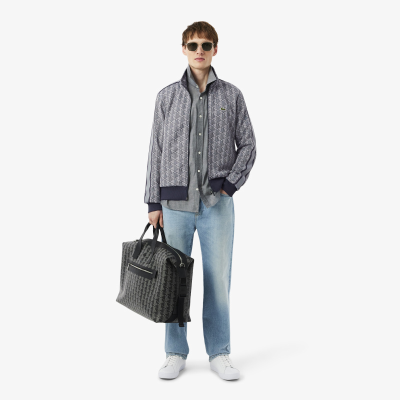 Мужская жаккардовая толстовка Lacoste PARIS с монограммой