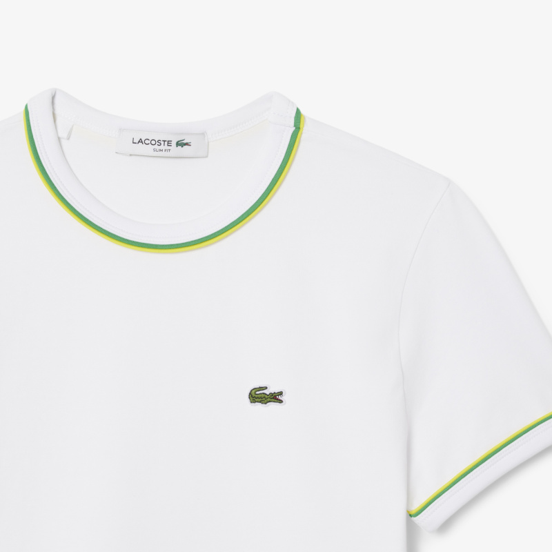 Женская хлопковая футболка Lacoste