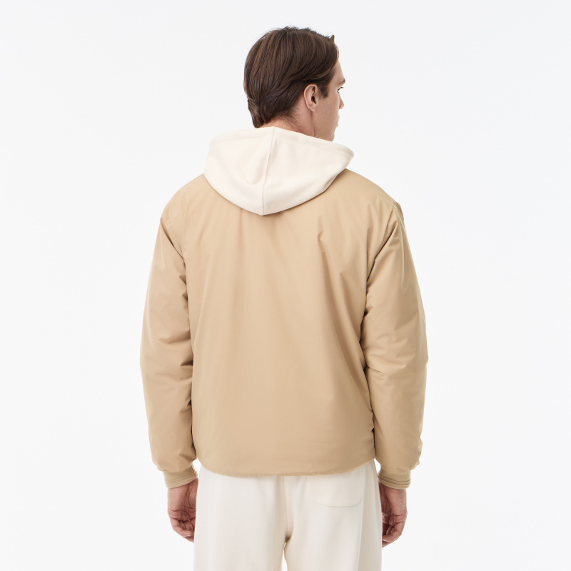 Мужская стеганая водоотталкивающая куртка-бомбер Lacoste