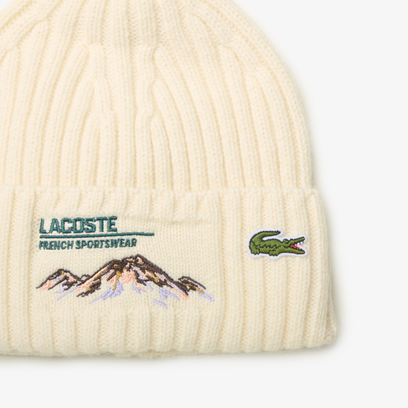 Вязаная шапка Lacoste