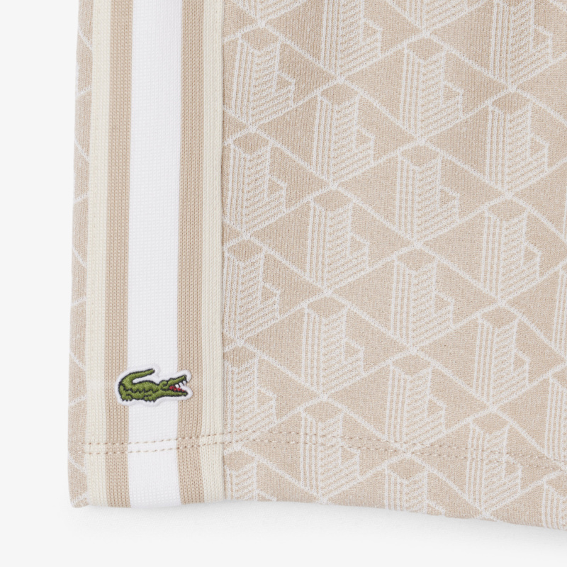Жаккардовая юбка Lacoste с монограммой