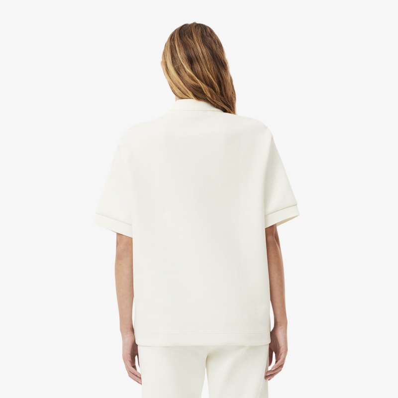 Женское поло Lacoste из смеси эластичного органического хлопка