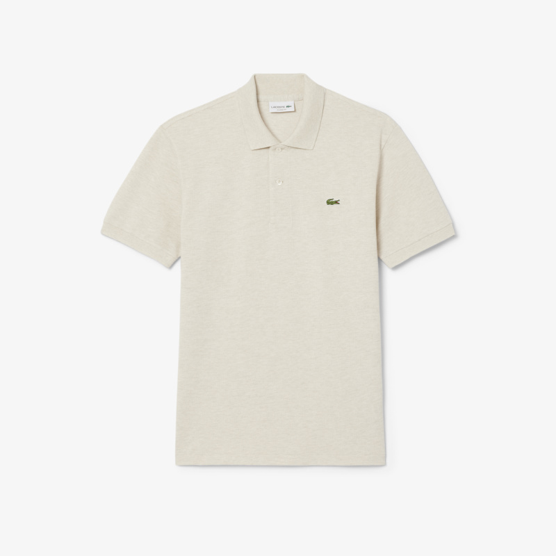 Мужское поло L.12.12 из меланжевой ткани