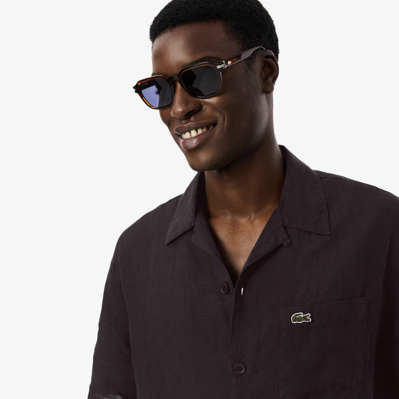 Мужская рубашка Lacoste из льна
